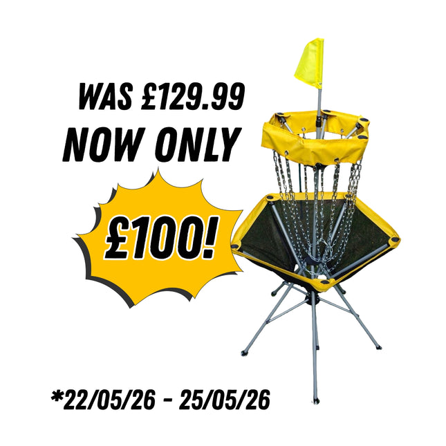 Lightweight Portable Disc Golf Basket