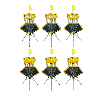 Lightweight Portable Disc Golf Basket Multi Pack - 3, 6 or 9