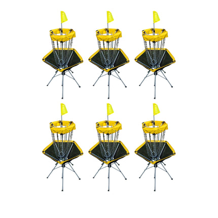 Lightweight Portable Disc Golf Basket Multi Pack - 3, 6 or 9 - Ace Disc Golf