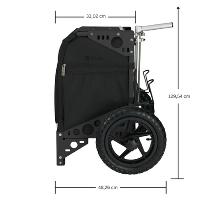 ZÜCA Disc Golf Cart Bag Insert - Covert & Black