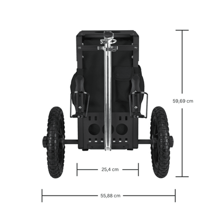 ZÜCA Disc Golf Cart Bag Insert - Covert & Black - Ace Disc Golf