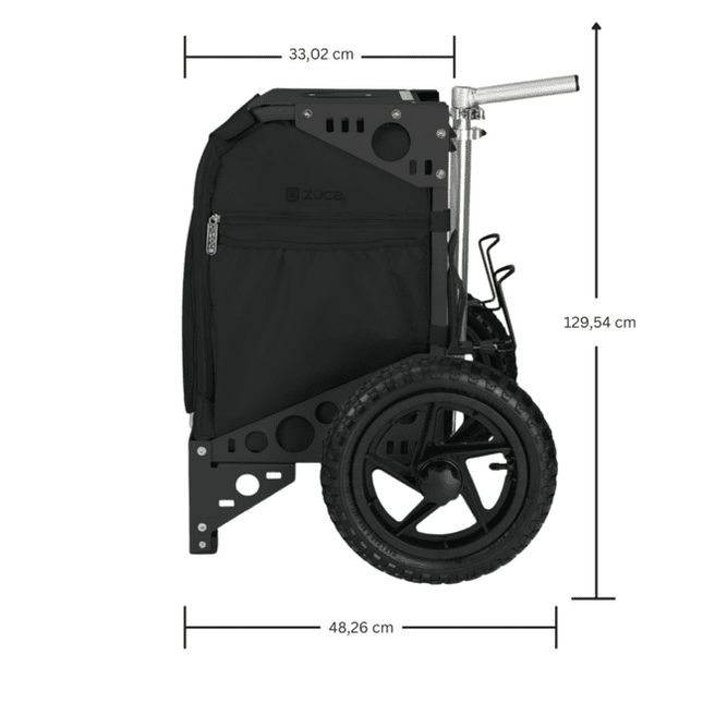 ZÜCA Disc Golf Cart Bag Insert - Covert & Black - Ace Disc Golf