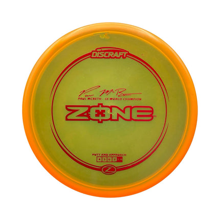 Zone Paul McBeth Signature Z - Ace Disc Golf