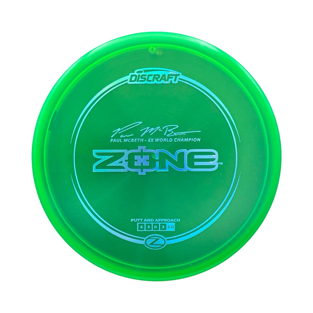 Zone Paul McBeth Signature Z - Ace Disc Golf