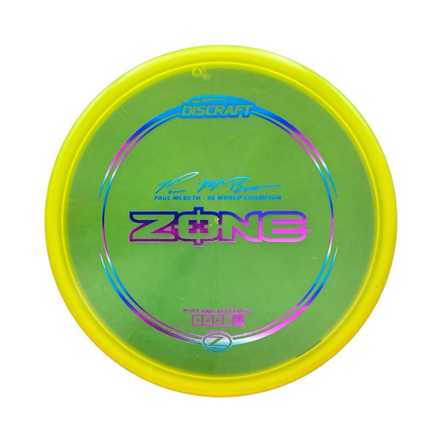 Zone Paul McBeth Signature Z - Ace Disc Golf