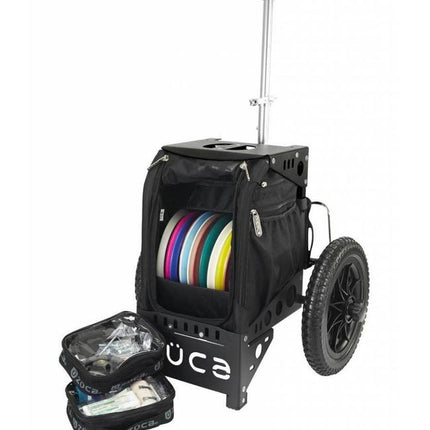 ZÜCA Compact Disc Golf Cart - Black - Ace Disc Golf